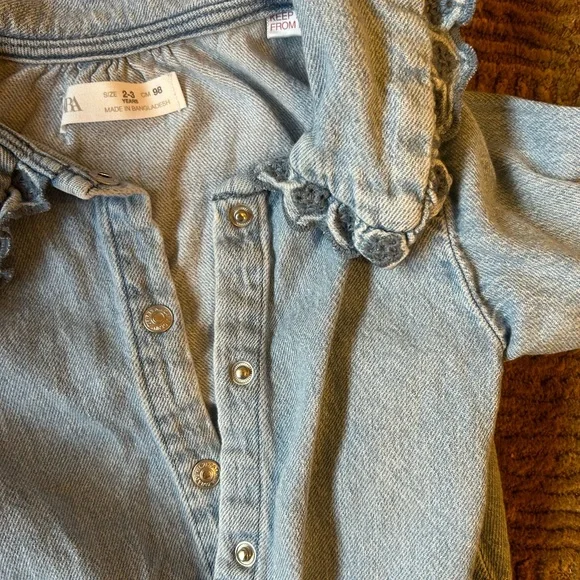 Girls denim bundle - Zara, wrangler, Janie and Jack - 3T - Picture 9 of 9
